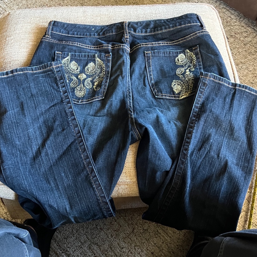 Chico’s Platinum Blue Jeans 2.5 - Picture 1 of 8